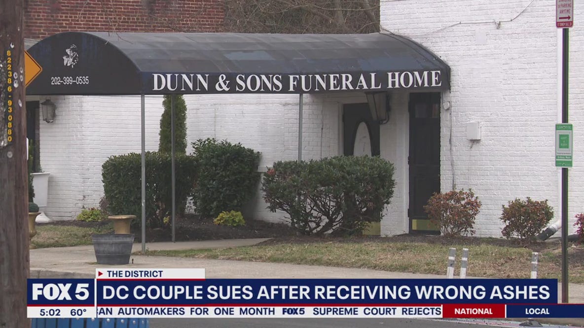 DC parents sue funeral home after receiving baby's wrong ashes